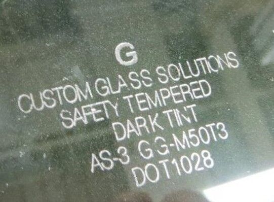 Laser mark on clear glass 